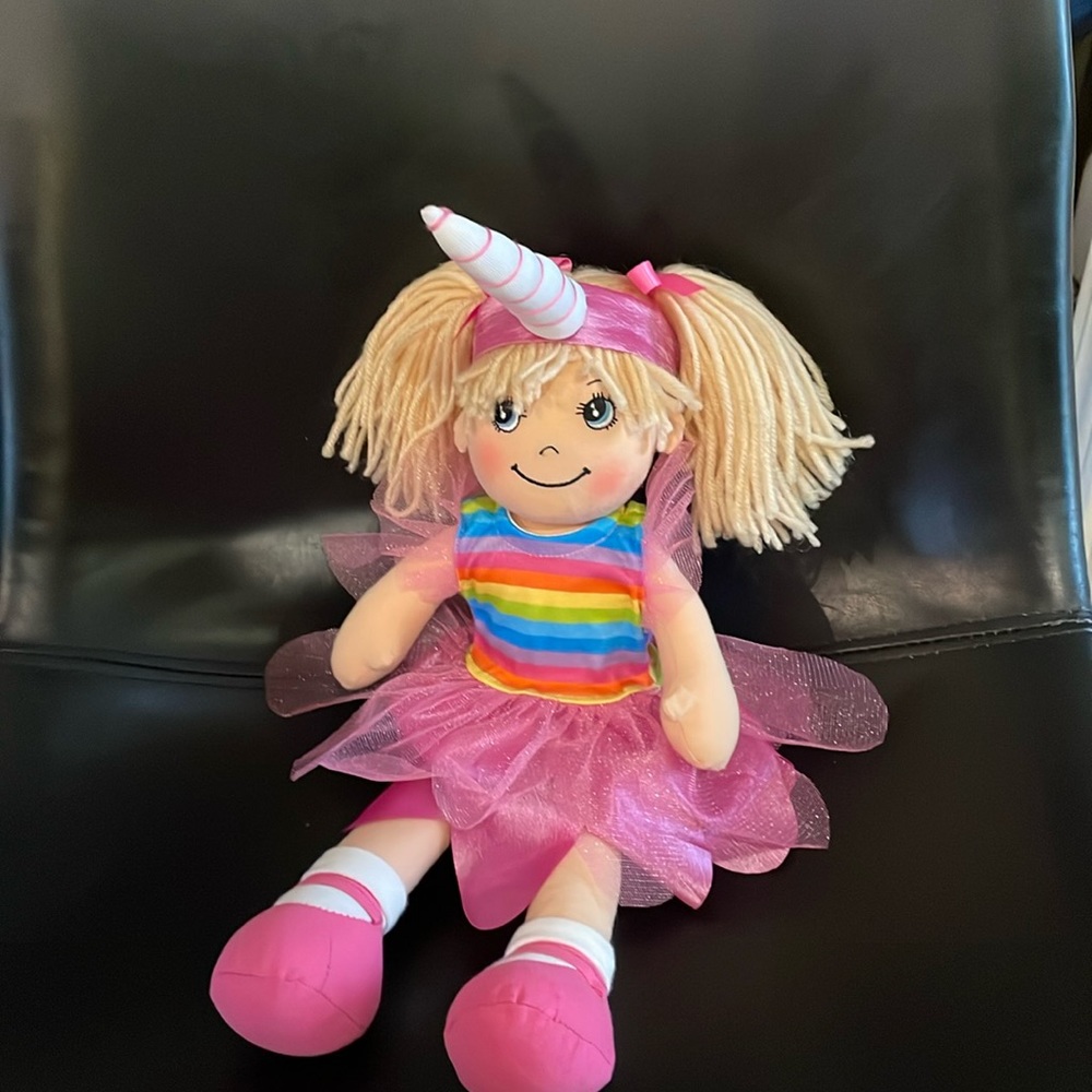 Apple Dumpling Unicorn Doll 14”